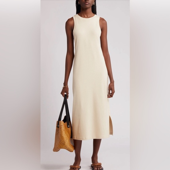 Nordstrom Dresses & Skirts - Nordstrom Stretch Cotton Ribbed Tank Dress